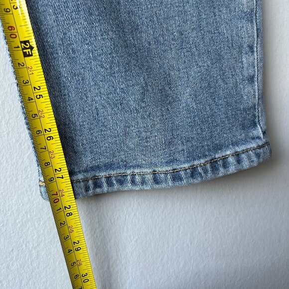 Everlane Curvy Cheeky High Rise Straight Jeans Light Wash Size 29 Womens - Picture 10 of 10